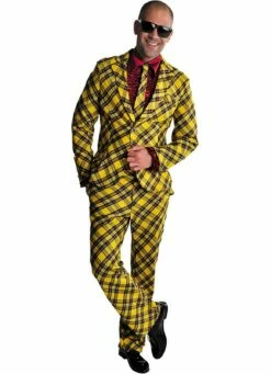 Kostuum Gele Ruitjes