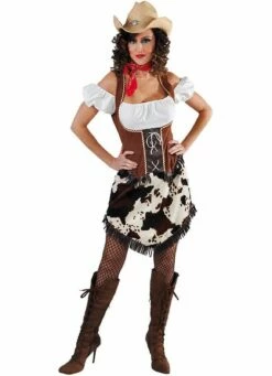 Cowgirl Met Koevel Print