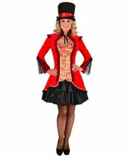 Damesjas Burlesque Rood