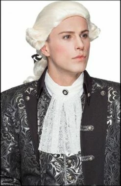 Markies Barok Pruik Créme Wit