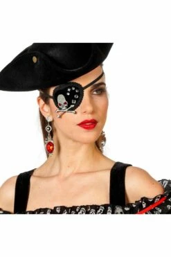 Ooglapje Doodskop Met Steentjes -FeestFabriek Verkoop 40705.jpg