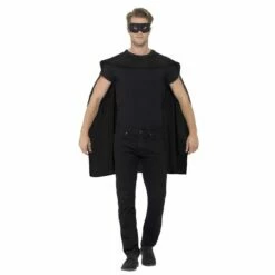 Zwarte Cape En Masker