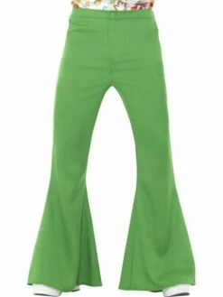 Flared Broek Heren Groen