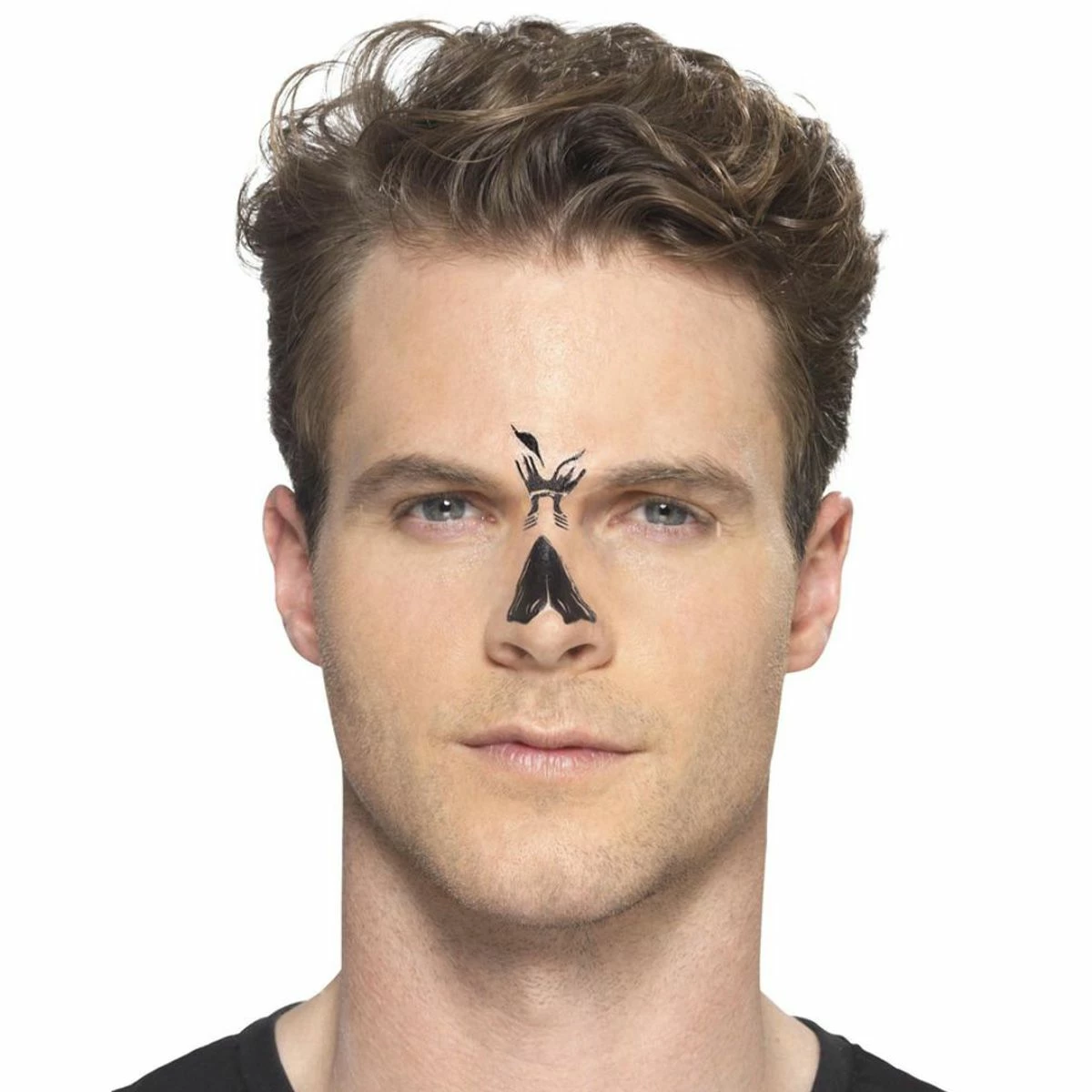 Face Tattoo Skull 2 Face Tattoo Skull - Afbeelding 2