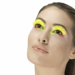 80's Party Wimpers Neon Geel