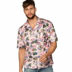 Hawaii Blouse Flamingo