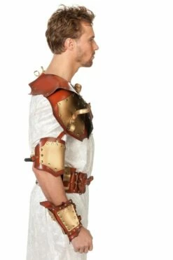 Warrior Set Bruin/Goud Heren