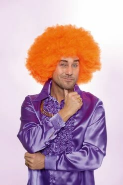 Pruik Super Afro (div. Kleuren) -FeestFabriek Verkoop 8200 54 1