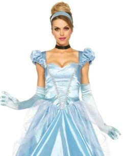 Classic Cinderella Lange Jurk Dames -FeestFabriek Verkoop 85518 038 01 ingezoomd 2