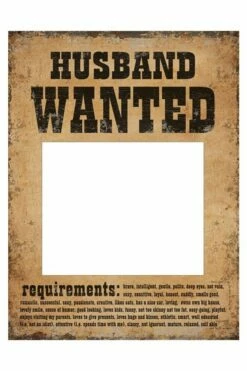 Props Husband/Wife Wanted -FeestFabriek Verkoop 871364793059 3