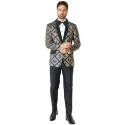 Herenkostuum Suitmeister Art Deco Deep Navy