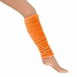 Beenwarmers Pluche Neon Oranje