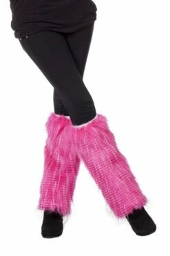 Beenwarmers Langharig Fluor Roze