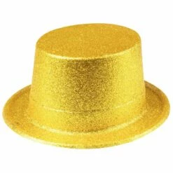 Glitter Hoed Goud