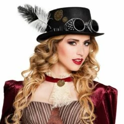 Hoed Steampunk Zwart
