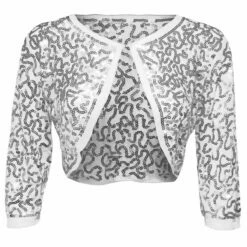 Bolero Paillet Zilver