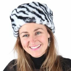 Luxe Bontmuts Zebra