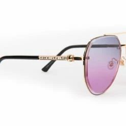 Luxe Zonnebril Paars -FeestFabriek Verkoop bril luxe paars 3 gr