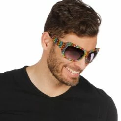 Paillettenbril Multicolor