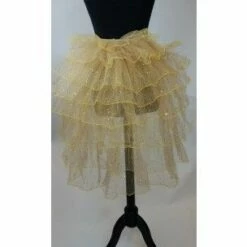 Burlesque Rokje Met Glitters Goud