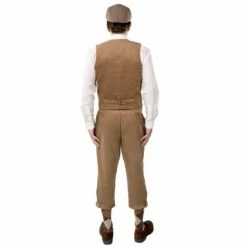 Corduroy Vest Bruin -FeestFabriek Verkoop corduroy vest 4 gr