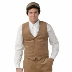 Corduroy Vest Bruin
