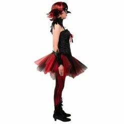 Corset Zwart/Rood -FeestFabriek Verkoop corset 3 gr