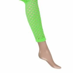 Gaten Legging Neon Groen