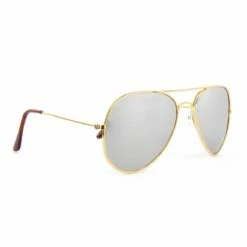 Pilotenbril Spiegelglas Zilver