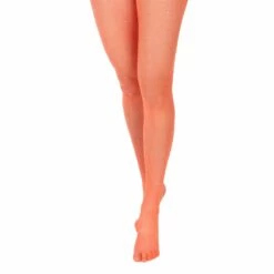 Netpanty Neon Oranje Met Strass