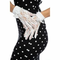 Handschoenen Kant Met Strik