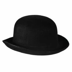 Engelse Bolhoed Zwart