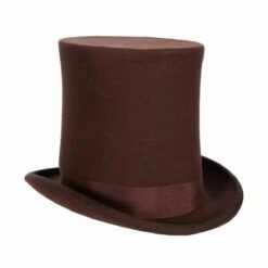 Extra Hoge Hoed Wolvilt Bruin