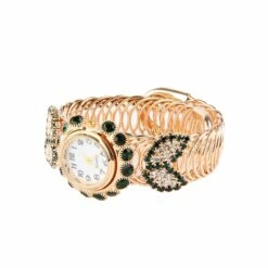 Horloge Goud/Donkergroen