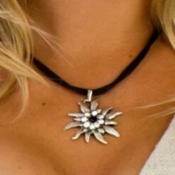 Ketting Edelweiss Met Strass