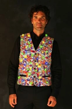 Mercurius Herenvest Goud Met LED