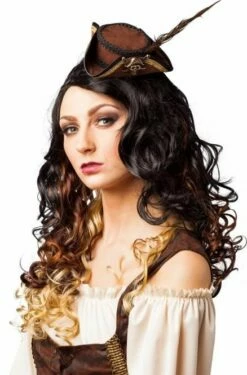 Mini Hoed Piraat Bruin