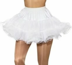 Petticoat 5-laags Wit
