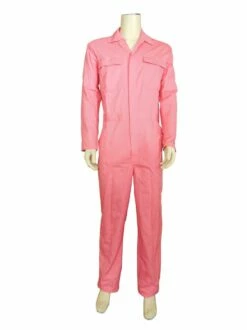 Overall Volwassen -FeestFabriek Verkoop overall polyester katoen roze 3