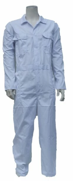 Overall Volwassen -FeestFabriek Verkoop overall polyester katoen wit 2