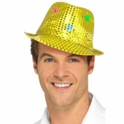 Hoed Pailletten LED-Licht