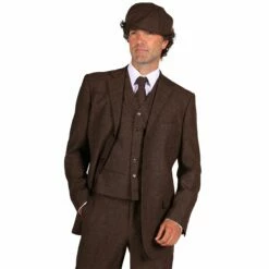 Jaren 20 Colbert Bruin