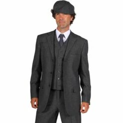 Jaren 20 Colbert Grijs