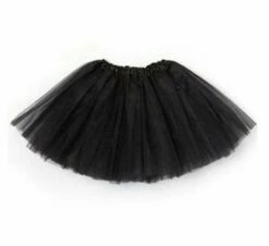Tule Rok (div. Kleuren) -FeestFabriek Verkoop petticoat tule rok zwart hoofs kk 1 1