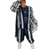 Prins Carnaval Kostuum Deluxe Blauw/wit