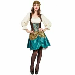 Gipsy Jurk Met Hoofdband (tweedelig)