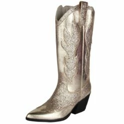 Luxe Cowboy Laarzen Goud Glitter