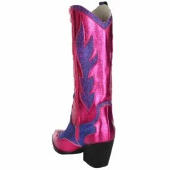 Luxe Cowboy Laarzen Roze/Paars Glitter -FeestFabriek Verkoop pwhlaars paars 4gr