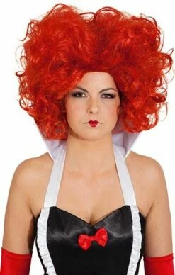 Pruik Red Queen