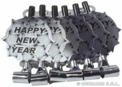 Rolfluitjes Happy Newyear Zilver